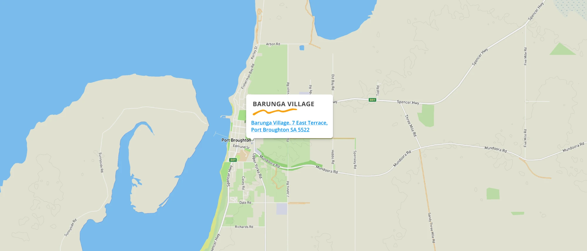 Barunga Village South Australia Location